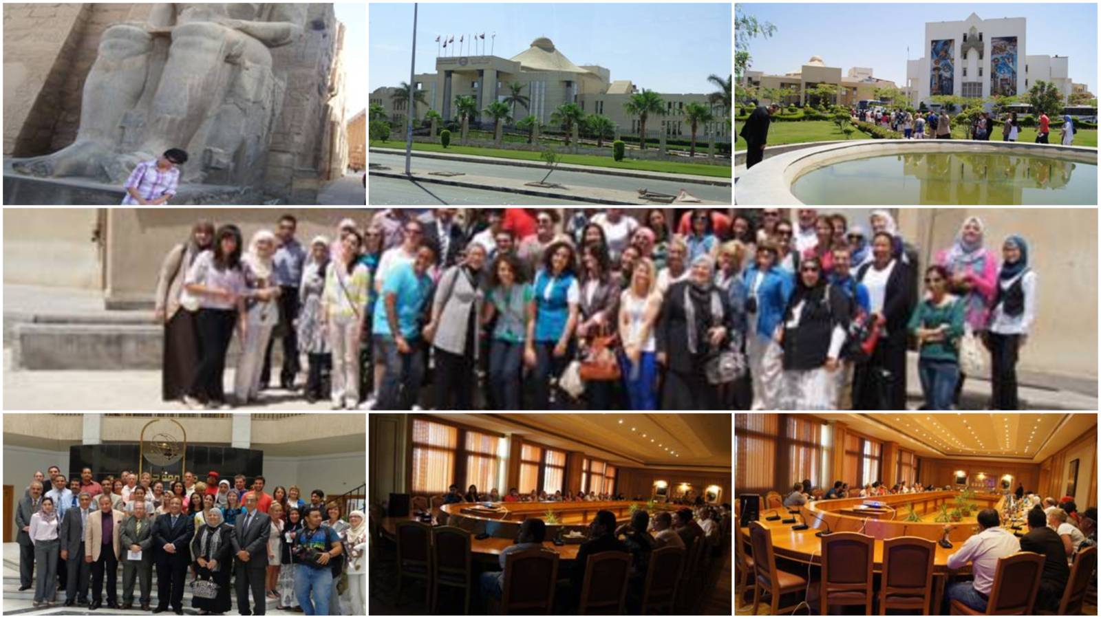 Kristen Jefferson at Universities in Egypt 2012