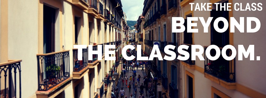 take the class beyond the classroom